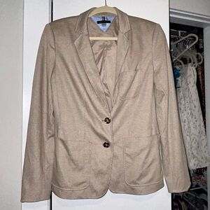 Tommy Hilfiger Tan Blazer Stripes